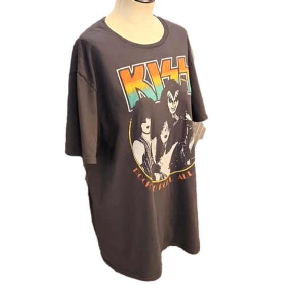 Mens/Unisex KISS dark gray graphic tee size XL. - Picture 4 of 12